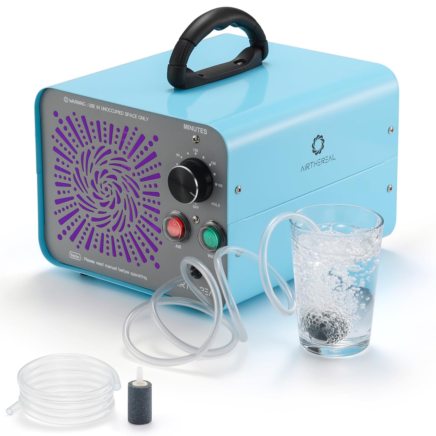 Airthereal MA25L Water Ozone Generator, 40000mg/h Output, Blue