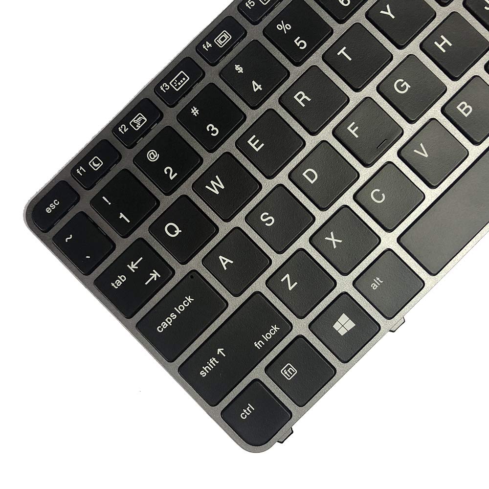Zahara Laptop Backlit US Keyboard Replacement for HP Elitebook Folio 1040 G3 818252-001 844423-001 9Z.NCHBQ.001, NSK-CY0BQ (Black)