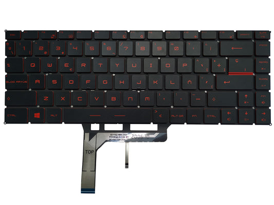 Spanish Keyboard Compatible for MSI GF63 8RC 8RD MS-16R1 MS-16R4 GF65 Thin 9SD 9SE 10SD 10SE MS-16W1 Backlight