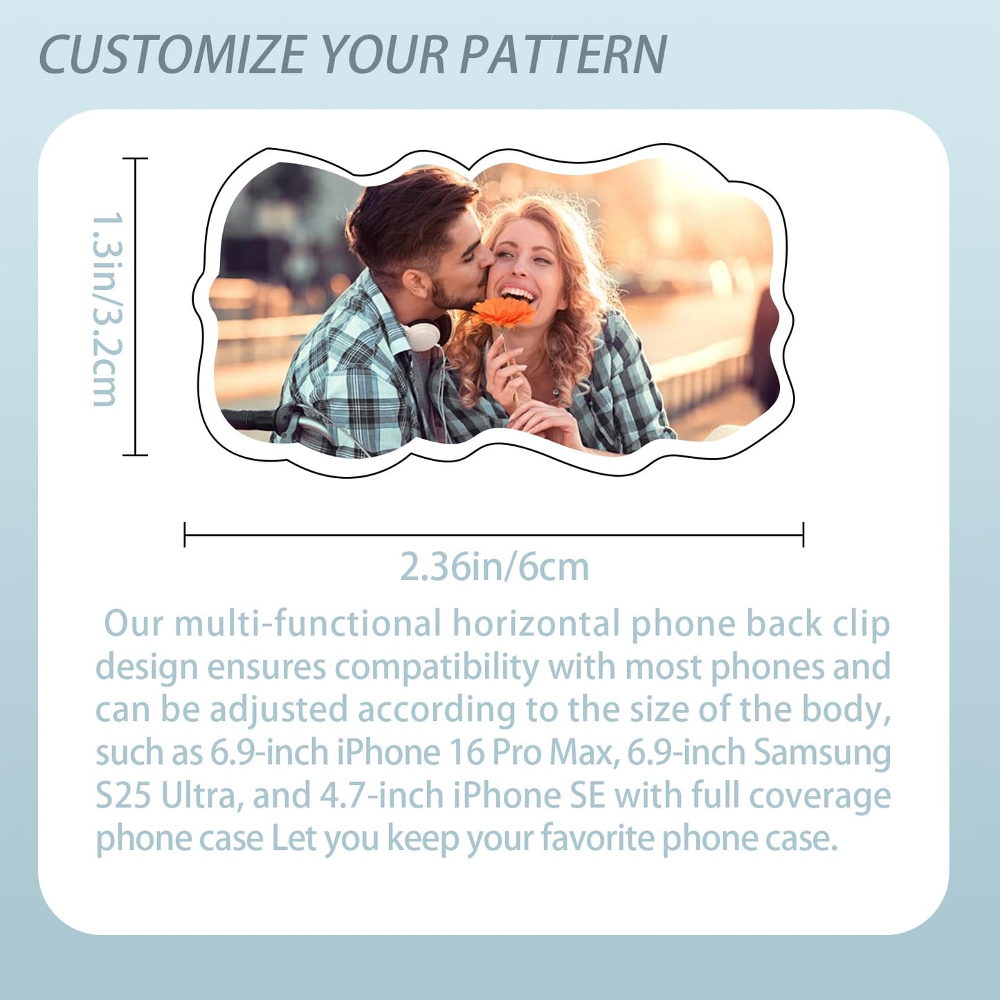 LOVEVEN A Phone Lanyard with Customizable Photos, Paired with A Crossbody Phone Strap and A Phone Wrist Strap. (2, green)
