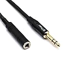 SiYear 1/4 inch Headphone Extension Cable，Gold-Plated 6.35mm Quarter inch TRS Male to 1/4" Female Stereo Jack Guitar Extension Cord（10Feet