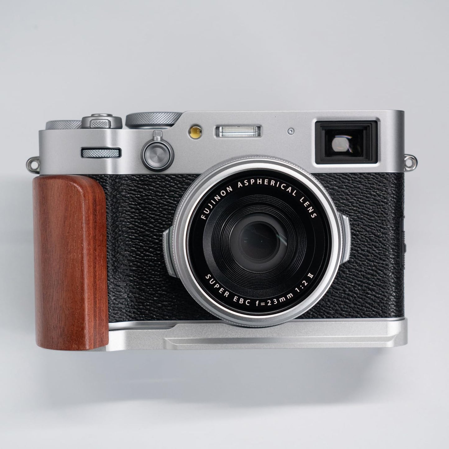 Iborrys L-Shaped Camera Handle ?Compatible with FUJIFILM X100VI Camera ?Precious Vintage Solid Wood Camera Grip | Handcrafted by Experienced Artisans