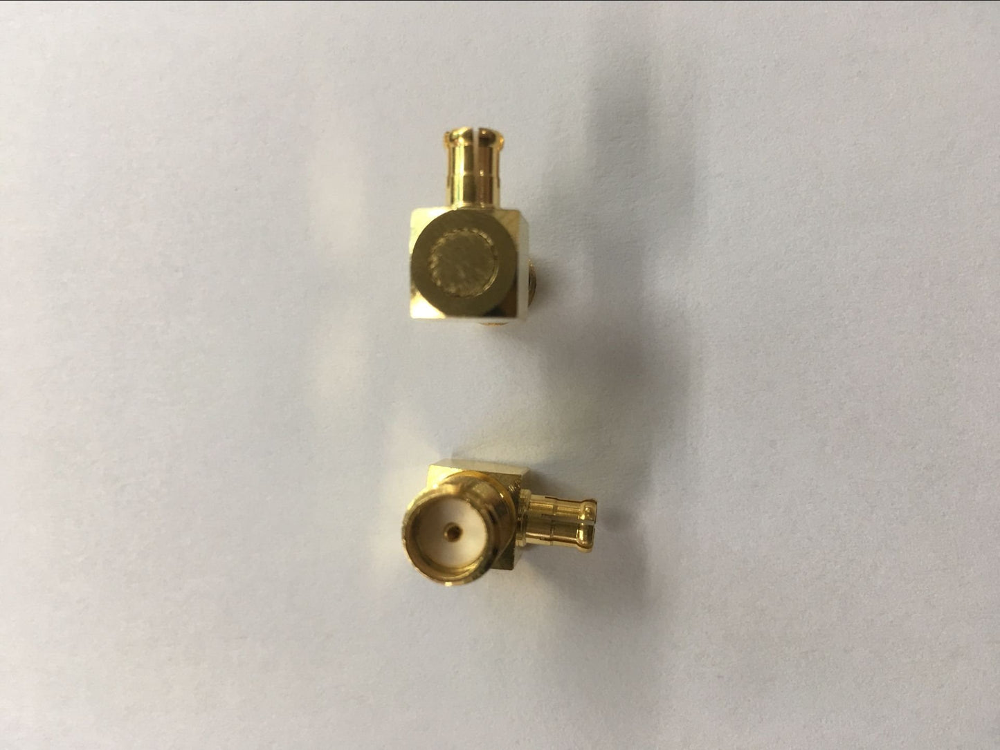 Saide 2pcs SMA Female to MCX Male Right Angle Adapter;USA Stock