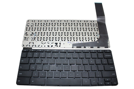 New US Black English Laptop Keyboard (Without Frame) Replacement for HP Chromebook 14 G1 14 G3 14 G4 788511-001 790924-001 V149046BS1 AEY09U00120