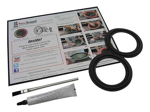 Standard 4.5 Inch Foam Speaker Repair Kit FSK-4.5 (Pair)