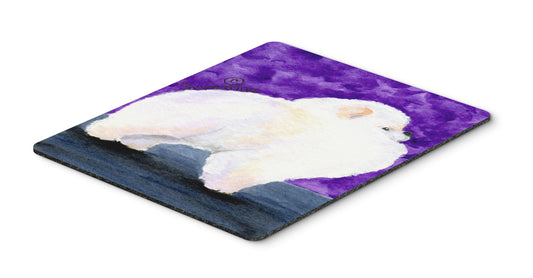 Caroline's Treasures SS8688MP Pomeranian Mouse Pad, Hot Pad or Trivet for Home Office Gaming Working Computers Laptop Mouse Mat,Washable Large