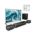 ULTIMEA 5.1 Sound Bar with Dolby Atmos, 410W Surround Sound System for TV, 3D Sound Bars for Smart TV with Subwoofer, Adjustable Surround and Bass