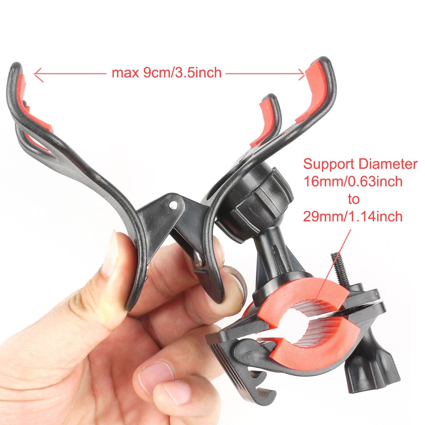 Mr.Power Universal Microphone Mic Stand Phone Holder Compatible with iPhone, Compatible with Samsung Smart Phones (for Phone)