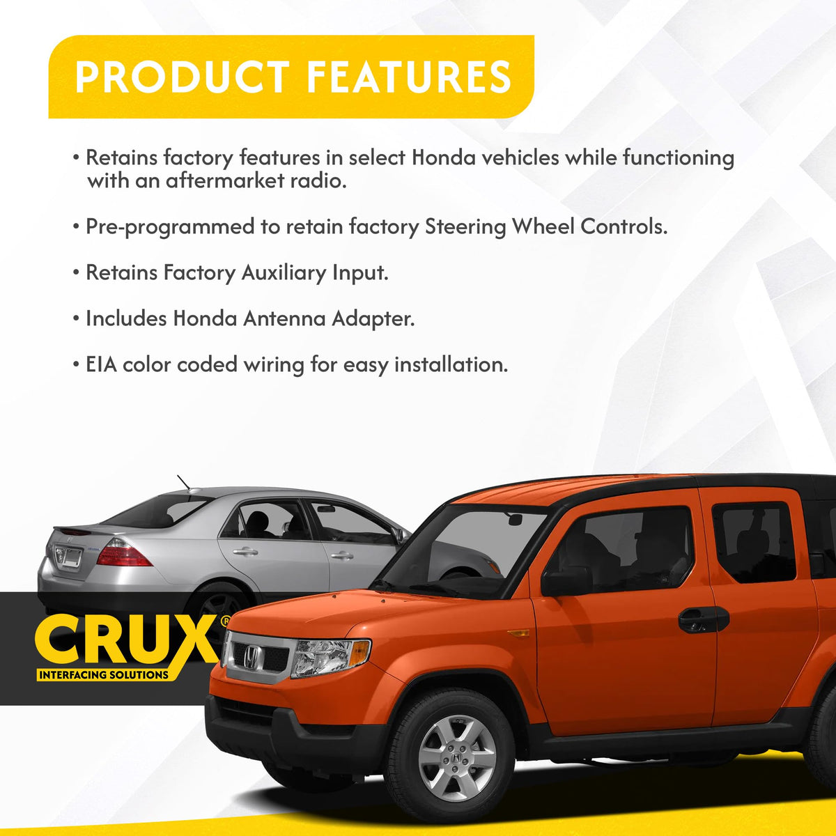 Crux SWRHN-62D Radio Replacement Accessories