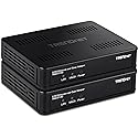 TRENDnet 2.5Gbps Ethernet Over Coax Adapter (2-Pack), TMO-313C2K, 1 x MoCA Coax F-Type Female Coax Input, 1 x 2.5Gbps RJ45 LAN Port, NDAA & TAA