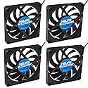 4 Pcs DC Exhaust Cooler Fan 12V 8010 Fan, MELIFE 80x80x10 Brushless Cooling Fan 80MM for Makerbot for 3D Printer PC CPU Computer