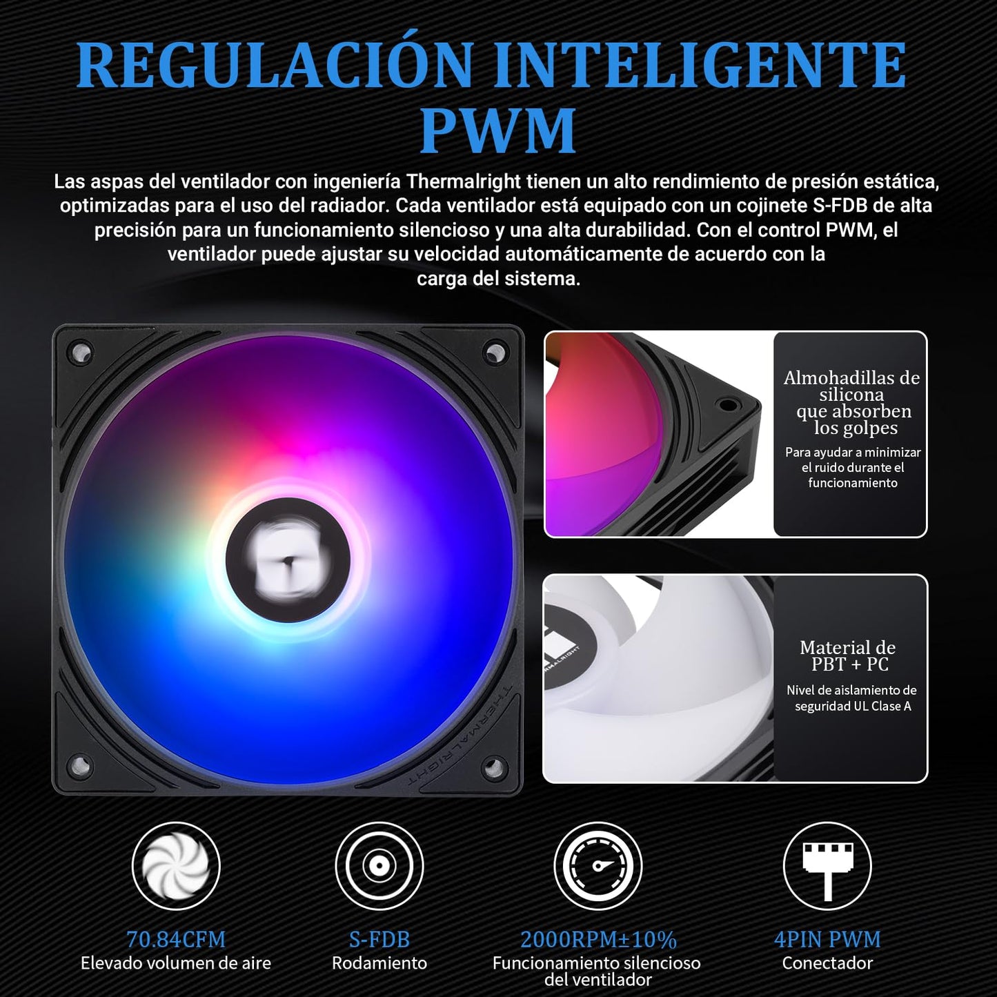 Thermalright Aqua Elite 240 V6 ARGB Black CPU Liquid Cooler,2x120mm Water Radiator,AMD: AM4/AM5,Intel LGA115X/1200/2011/1700/1851, AIO CPU Cooler
