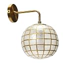Metal Princess Capiz Wall Lamp