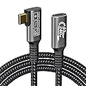 USB C 4 Extension Cable, with Thunderbolt 4 Cable, 240 W Charging, 40 Gbps Data, 8K @ 60Hz 4K, PD3.1, USB C Female, for Hub, Dock MacBook, SSD