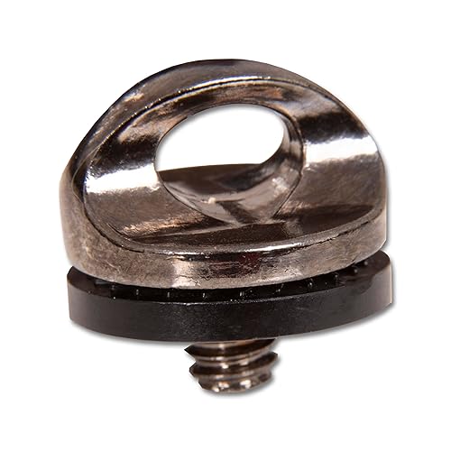 Danger Buddies Tripod Adapter Ring - Quick Install/Release 1/4"-20 Neck and Wrist Strap Mount for Camera Slings and Securing Lanyards - (1-Pack)
