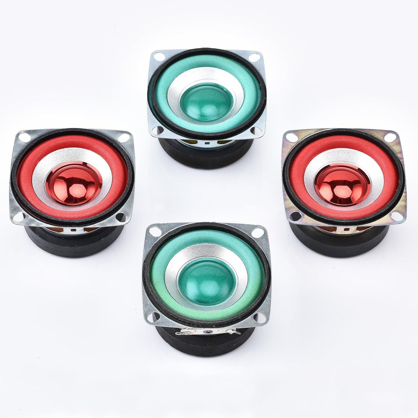 Cylewet 4Pcs 2" Diameter 52mm 3Ohm 5W Full Range Stereo Woofer Loudspeaker Audio Speaker for Arduino (Pack of 4) CYT1124