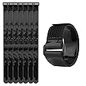 Cinch Straps with Anti-Slip Silicone Strips, 1 x 14" Hook & Loop Fastening Cable Strap Heavy Duty Multipurpose Straps for Extension Cord Cable Ropes