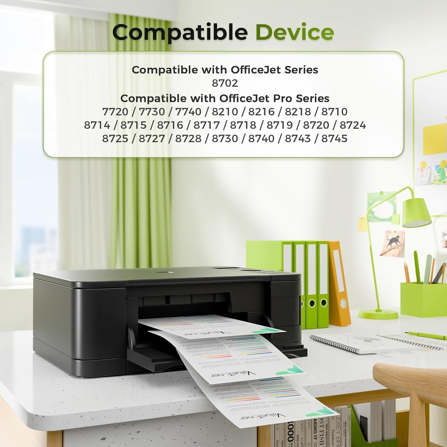 952XL Ink Cartridges Combo Pack High Yield for HP 952 XL Replacement 3-Pack