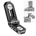NEEWER Mini Foldable L Plate Accessory Mount Adapter with 1/4" Screws, Detachable Anti Twist Pin, Compatible with SmallRig Camera Cage, LED Light