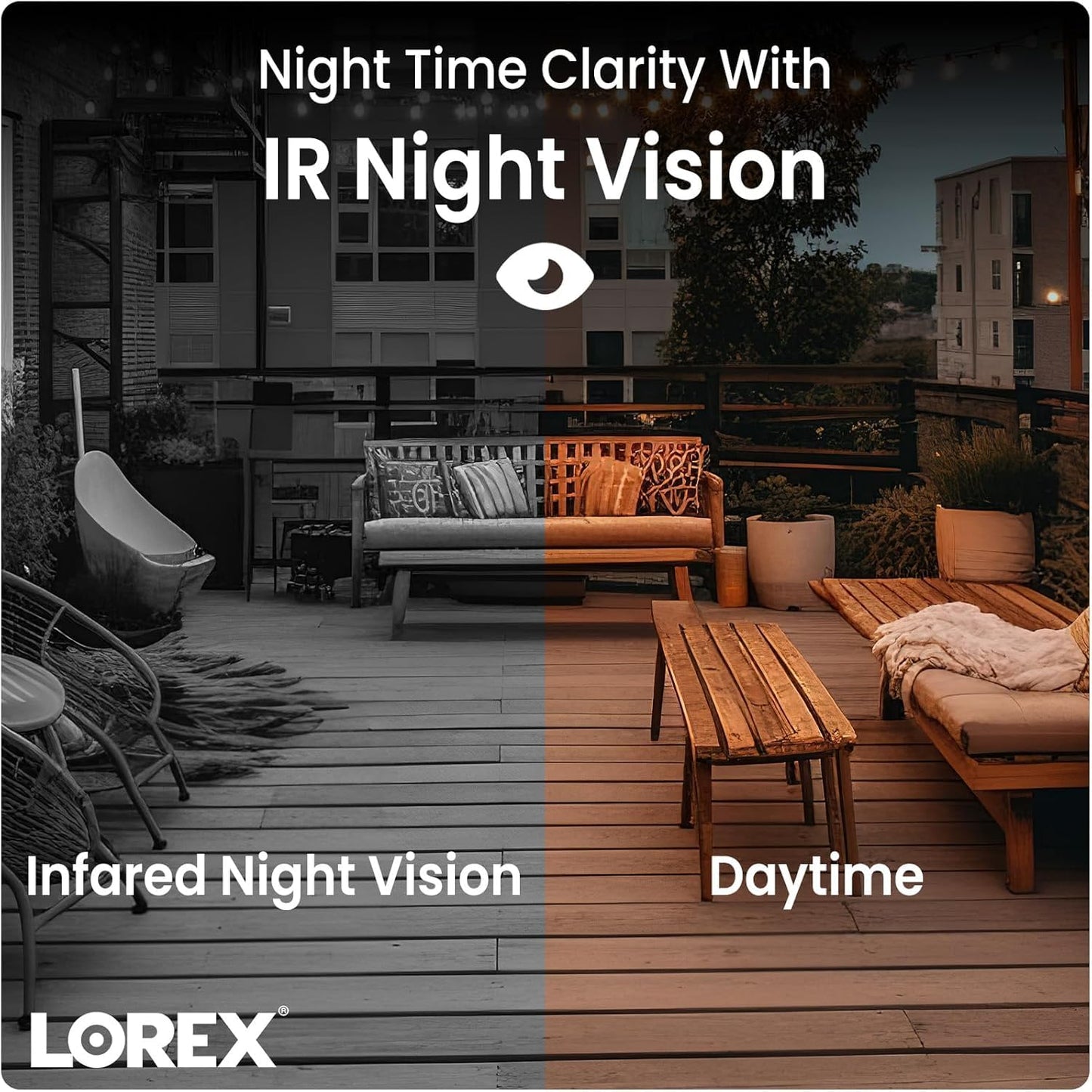Lorex 16 Channel Security Camera System with (16) 1080p Outdoor Cameras, 130ft Night Vision, 2TB Hard Drive