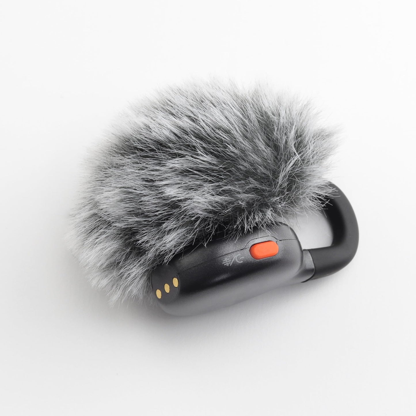 JCMOYUTY Windscreen for Hollyland M2S Wireless Microphone Deadcat Furry Cover, 2 Pack Grey Pop Filter Accessory
