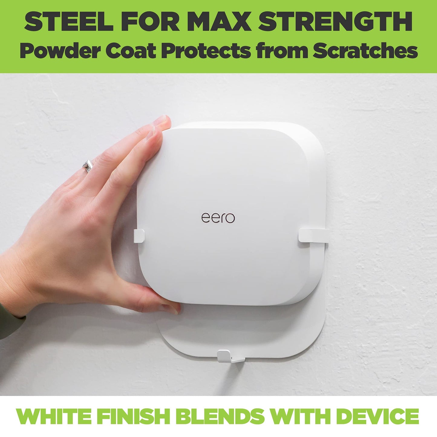 HIDEit Mounts EPro 6E Wall Mount for Eero Pro 6E Mesh Wi-Fi Router - American Company - Steel Wall Mount Compatible with Eero Pro 6E - Not Compatible