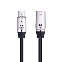 Monster Prolink Performer 600 Microphone Cable - Engineered with Custom XLR Connectors, Microfiber Dielectric, Duraflex Jacket, and Carbon Polymer