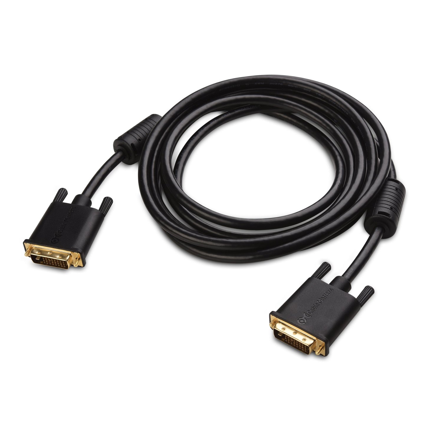 Cable Matters DVI Cable with Ferrites - 10ft, DVI Dual Link Cable