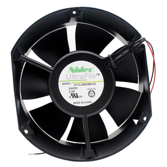 for X17L24BGM5-03 24V 2.2A 172X150X51MM 2-Wire Cooling Fan