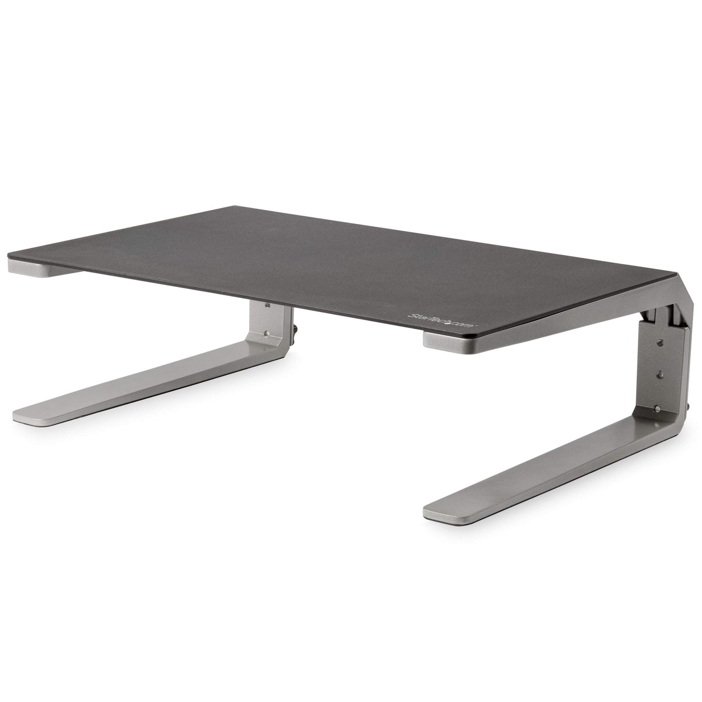 StarTech.com Monitor Riser Stand - for up to 32" (22lb/10kg) Monitor - Height Adjustable - Computer Monitor Riser - Steel and Aluminum (MONSTND)