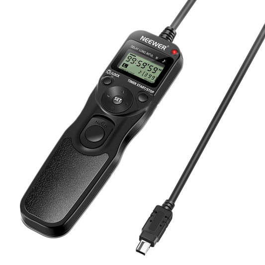 Neewer Digital Timer Remote Shutter Release Trigger(Replacement for MC-DC2)for Nikon D90 D600 D610 D3100 D3200 D3300 D5000 D5100 D5200 D5300 D7000