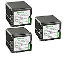 Kastar 3-Pack Battery Replacement for VW-VBG260 AG-AC7 AG-AF100 AG-HMC40 AG-HMC80 AG-HMC150 HDC-HS250 HDC-HS300 HDC-HS700 HDC-SD600 HDC-SD700