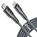 andobil [Military-Grade] Nylon USB C to Lightning Cable 6FT, [20W PD Fast Charging] Apple MFi Certified iPhone Charger Cord Compatible with iPhone 14…