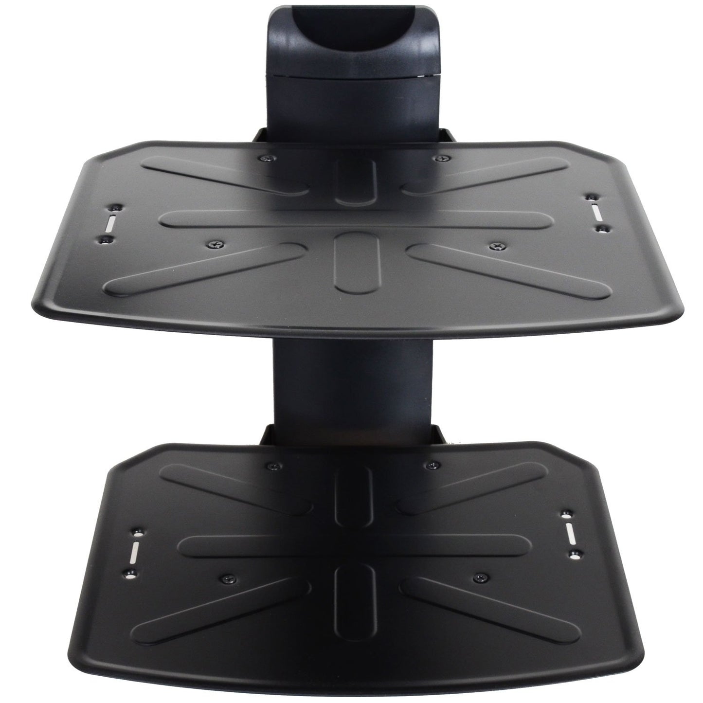 VideoSecu 2 Shelf Component Wall Mount Bracket for DVD/DVR/VCR/Cable Box/DDS Box/Blu-Ray/Game Station/Receiver MDVD04B WP6