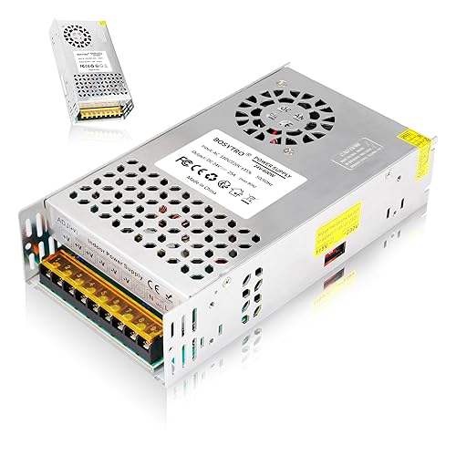 BOSYTRO 24V 25A 600W DC Switching Power Supply, AC 110v to 24v Converter (SMPS), 24 Volt Power Supply for LED Strip Light, CCTV Camera Security…