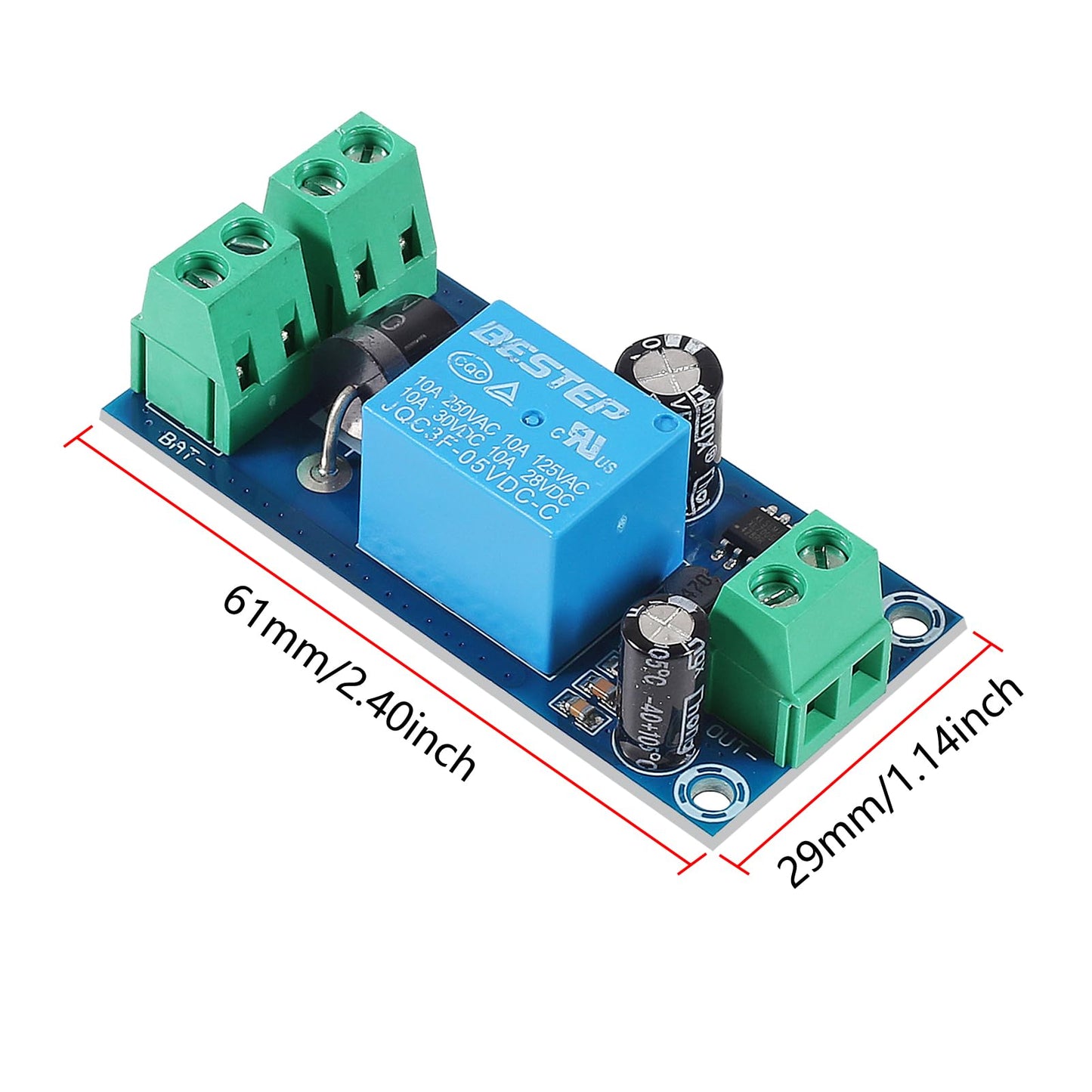 DWEII 3PCS YX850 Power Failure Automatic Switching Standby Battery Lithium Battery Module 5V-48V Universal Emergency Converter JY-850
