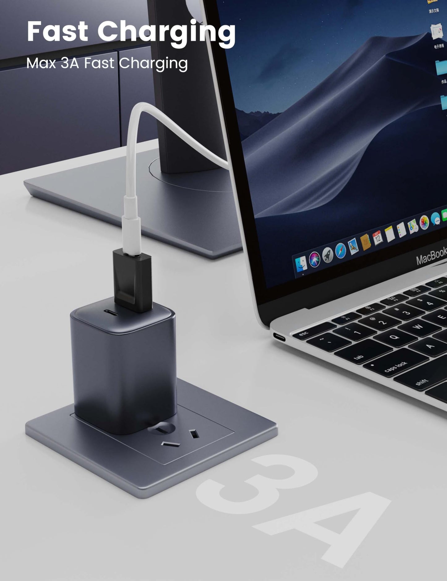 【2 Pack】USB to USB C Adapter, All-in-one high-speed conversion, USBA male to USB-C female 3.1 adapter, double-sided blind plugging, 10Gbps fast…