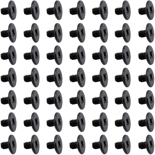 50pcs NVMe M.2 SSD Mounting Screws,Stainless Flat Phillips Head HDD M2 x 3mm Screw for Computer PC Laptop Case WLAN Card Cooling Fan I/O Board,M2*3mm