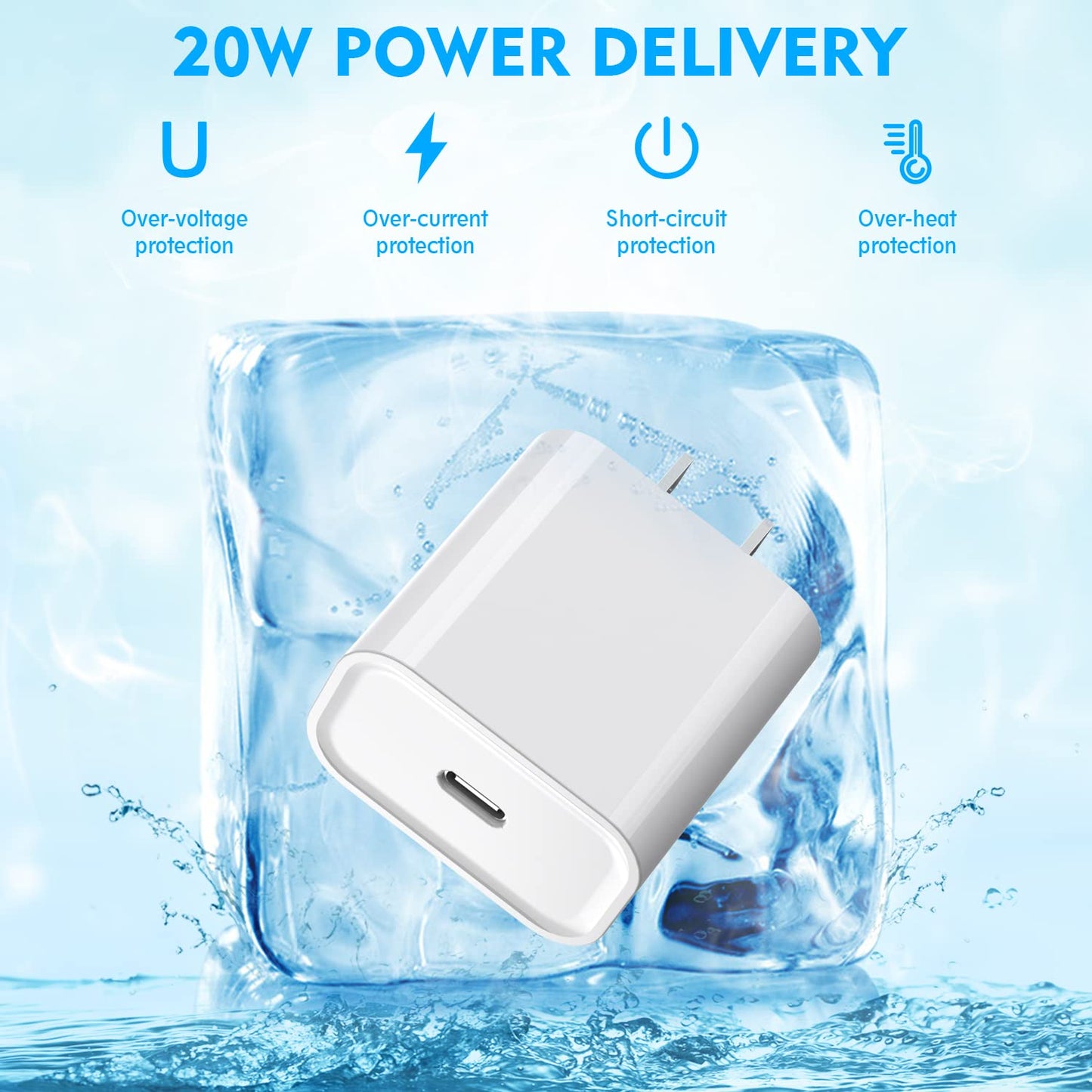 iPhone Charger ?Apple MFi Certified? 10FT Extra Long Fast Charging Type C to Lightning Cable with 20 PD USB C Wall Charger Block for iPhone 13/13…