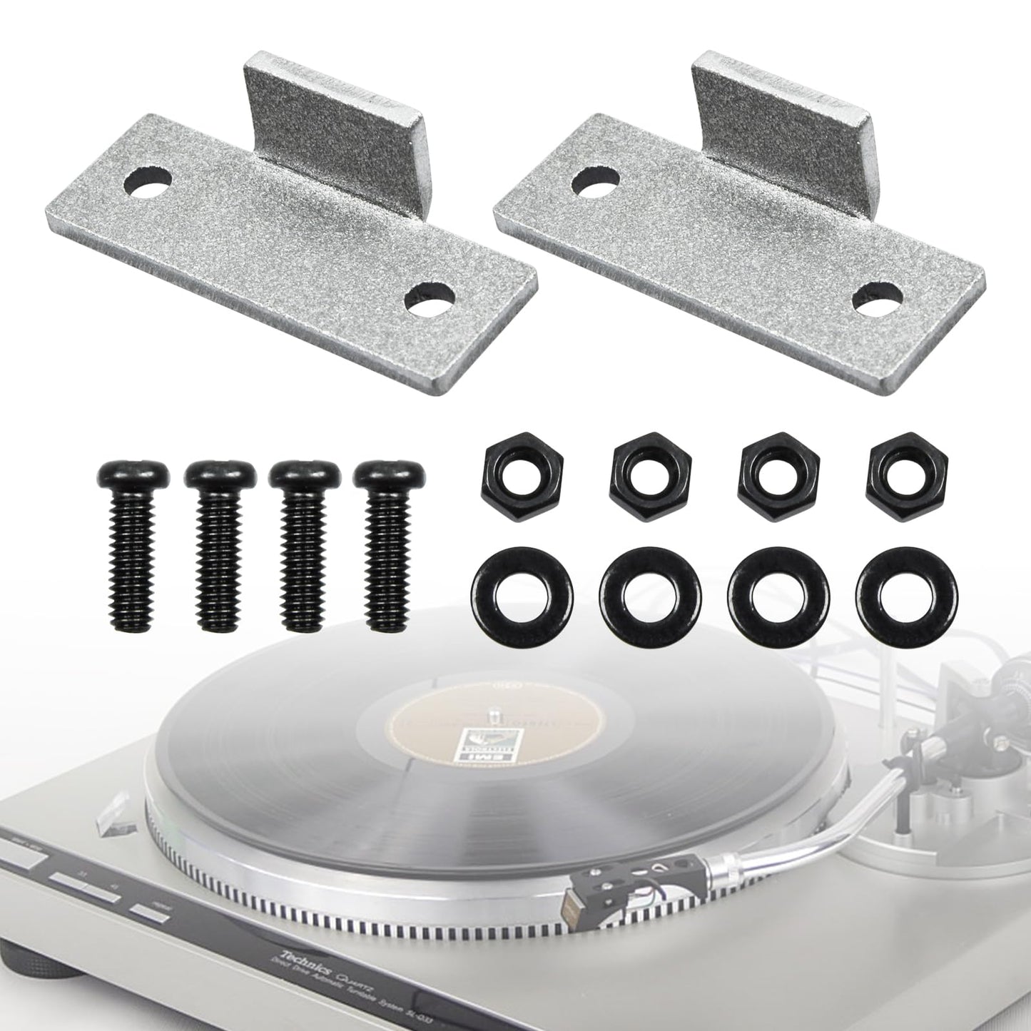 Dust Cover Hinge Repair Kit Compatible with Technics Turntables SL-D2 3200 B2 Q2 D3 1 Pair