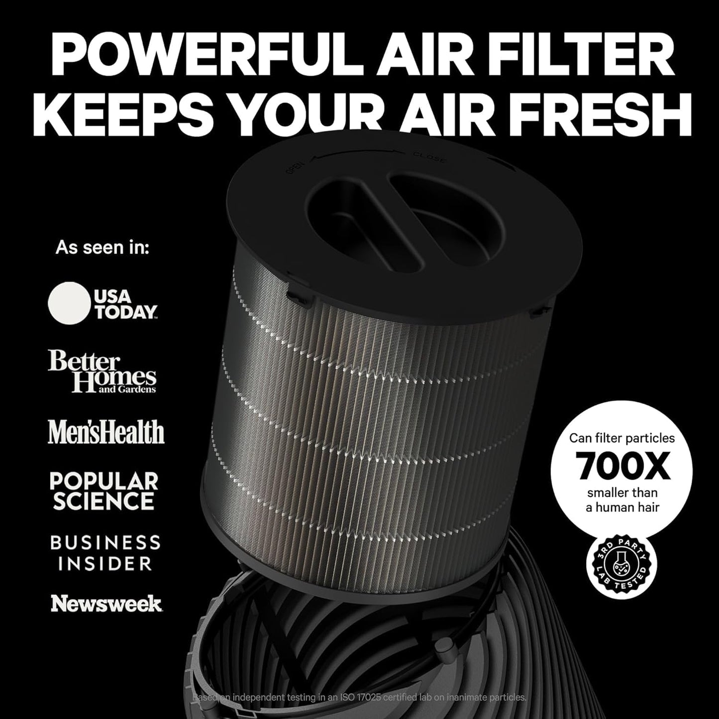 PuroAir 130 HEPA Air Purifiers for Home Pets - Covers Up To 600 Sq Ft - Filters Up To 99.9% of Pollutants, Smoke, Pollen, Dust - Quiet HEPA Air Filter