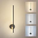 ASD LED 24" Linear Tube Wall Sconce, Modern Bathroom Light Bar | 3CCT, 360° Rotatable, Dimmable, ETL Listed | 8W 420LM 3000-5000K 100-277V | Bedroom