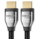 Zeskit Cinema Plus 4K 1.5ft (2-Pack) High Speed with Ethernet 22.28Gbps HDMI 2.0b Cable, Compatible with Dolby Vision 4K 60Hz HDR ARC 4:4:4 HDCP 2.2