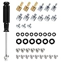 46PCS NVME M.2 SSD Mounting Screws M.2 SSD Screw Kit for Asus Gigabyte ASRock Msi Motherboards