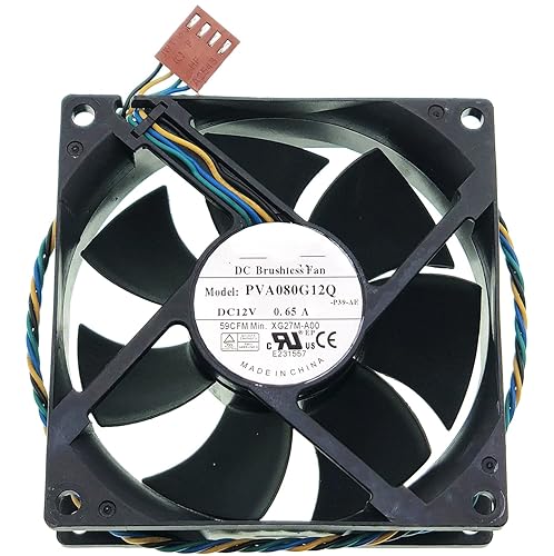for PVA080G12Q Foxconn 80mm Fan12V 0.65A PWM Temperature Control Super air Volume Fan 4-Wire CPU Cooling Fan
