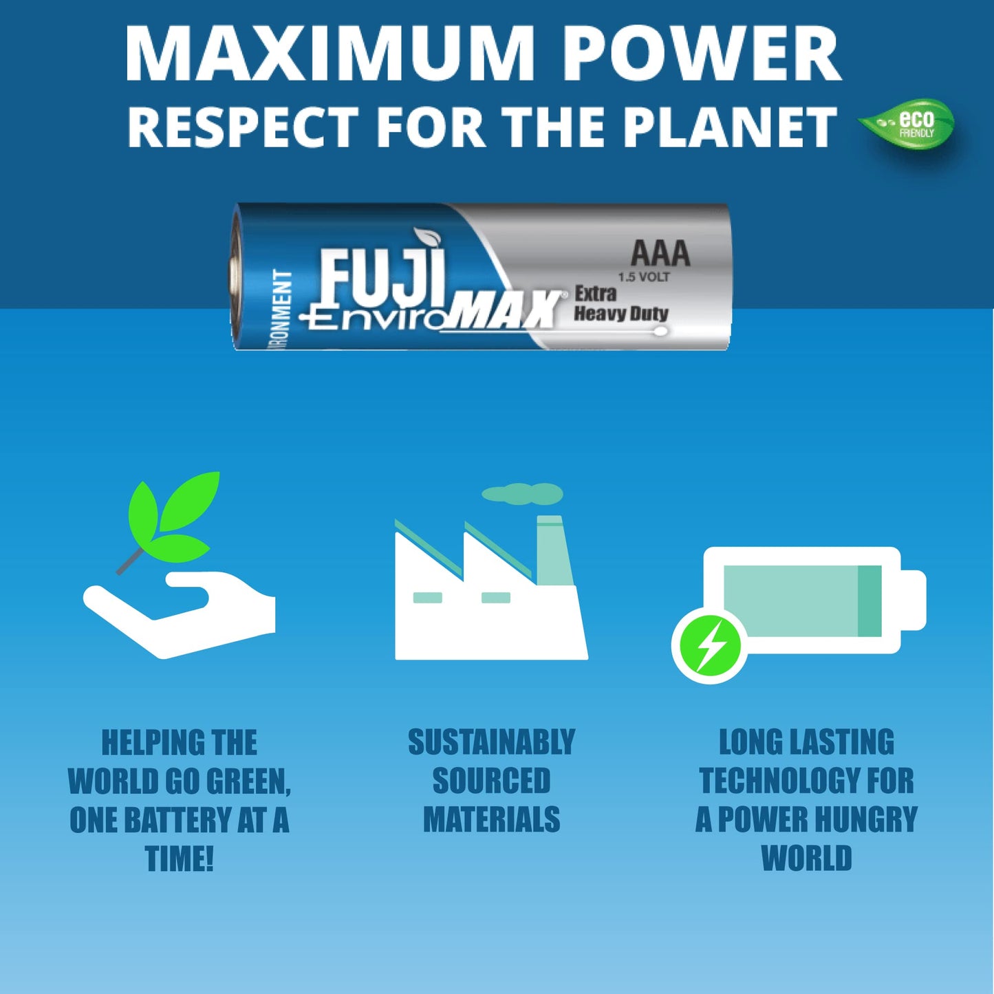 Fuji Batteries Enviromax AA Extra Heavy-Duty Batteries (20 Pk)