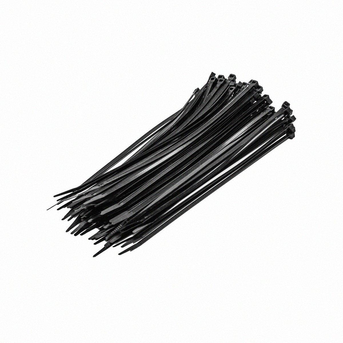 NavePoint 10 Inch Nylon UV Resistant Cable Wire Zip Tie 50 lbs - Black 500 Pack Lot Pcs Qty