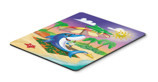 Caroline's Treasures APH2488MP Dolphin Sunning on The Beach Mouse Pad, Hot Pad or Trivet for Home Office Gaming Working Computers Laptop Mouse
