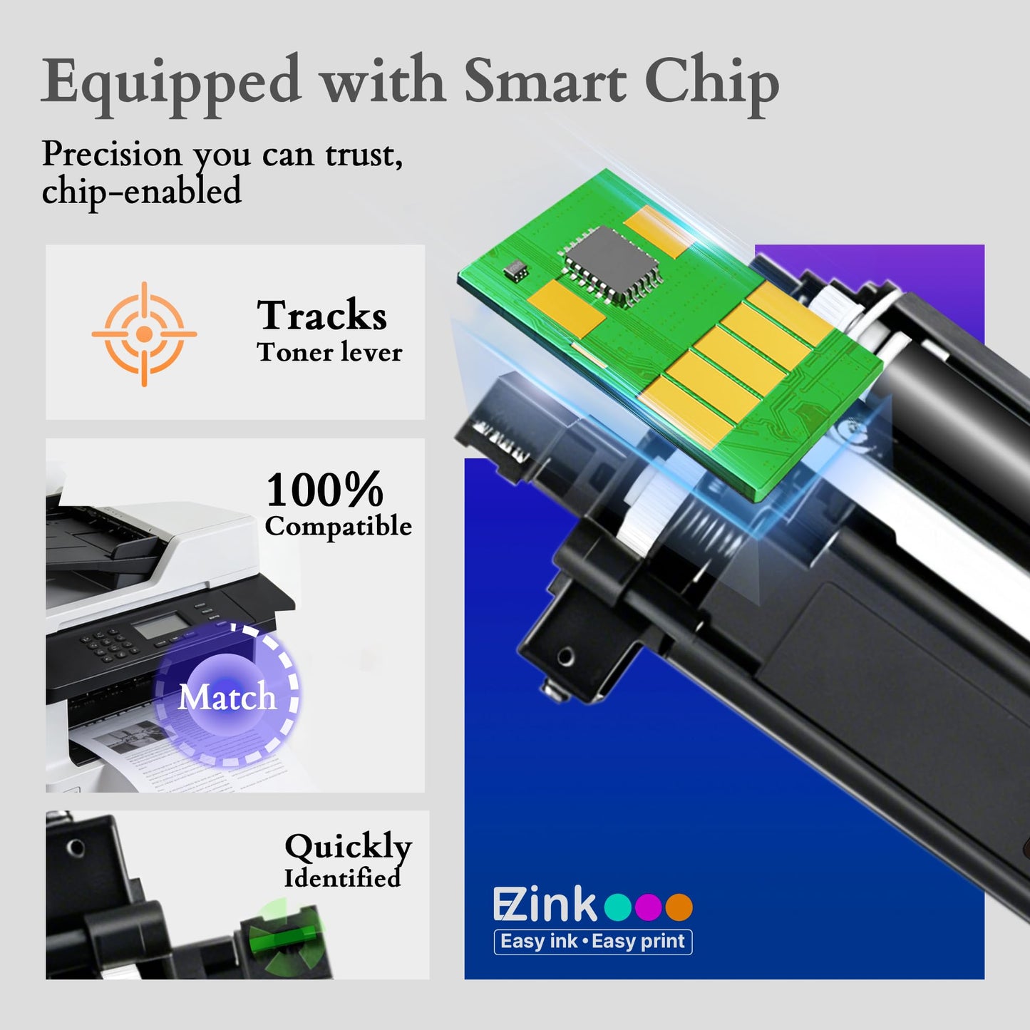 E-Z Ink TN227 for TN-227BK/C/M/Y High Yield Brother TN 227 TN-227 TN223