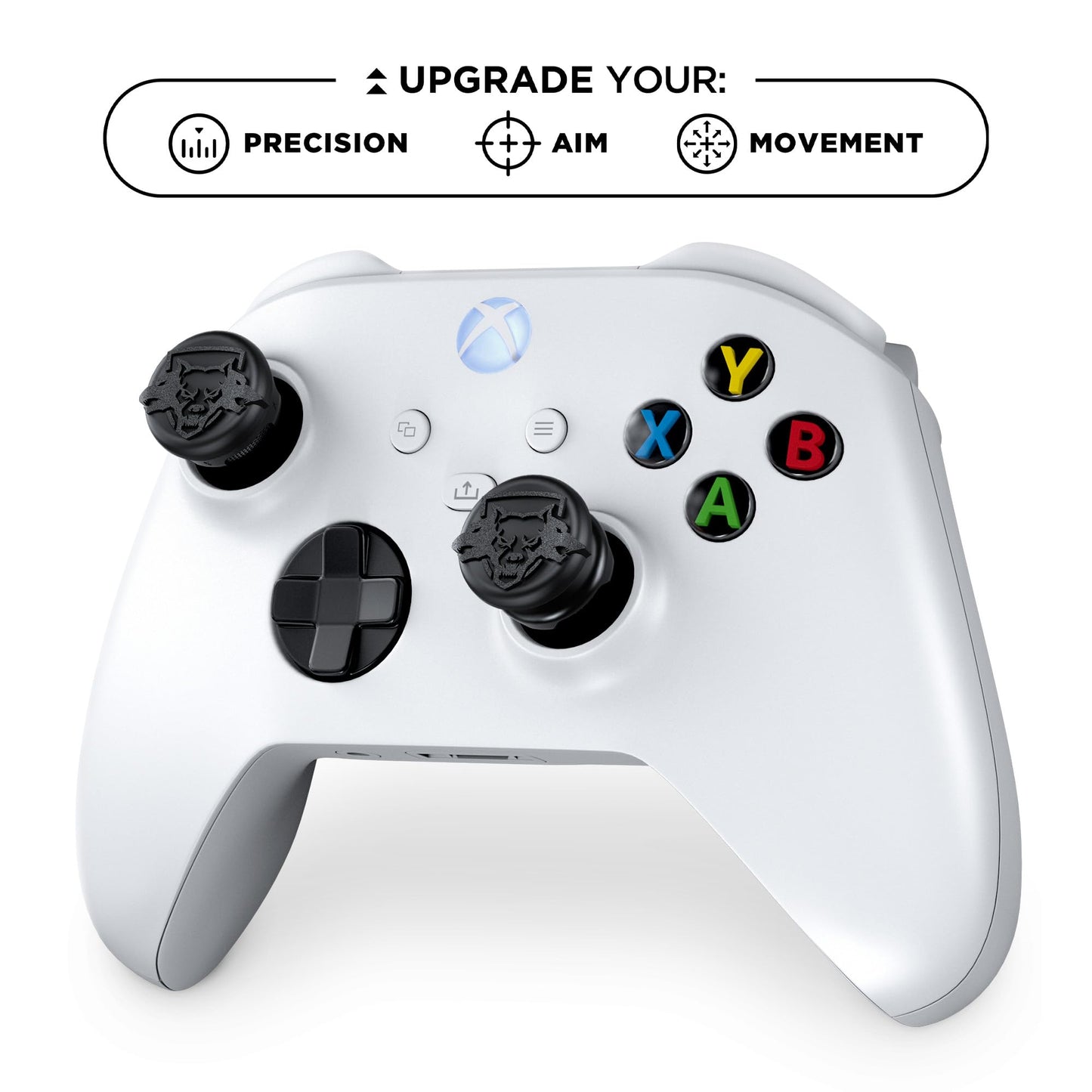KontrolFreek Call of Duty: Black Ops 6 Performance Thumbsticks for Xbox One and Xbox Series X | 1 High-Rise, 1 Mid-Rise | Black